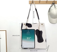 Umhängetasche Cord Kuhflecken