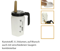 HIKO-1-Click Kälbertränkeflasche 3l mit Nuckel